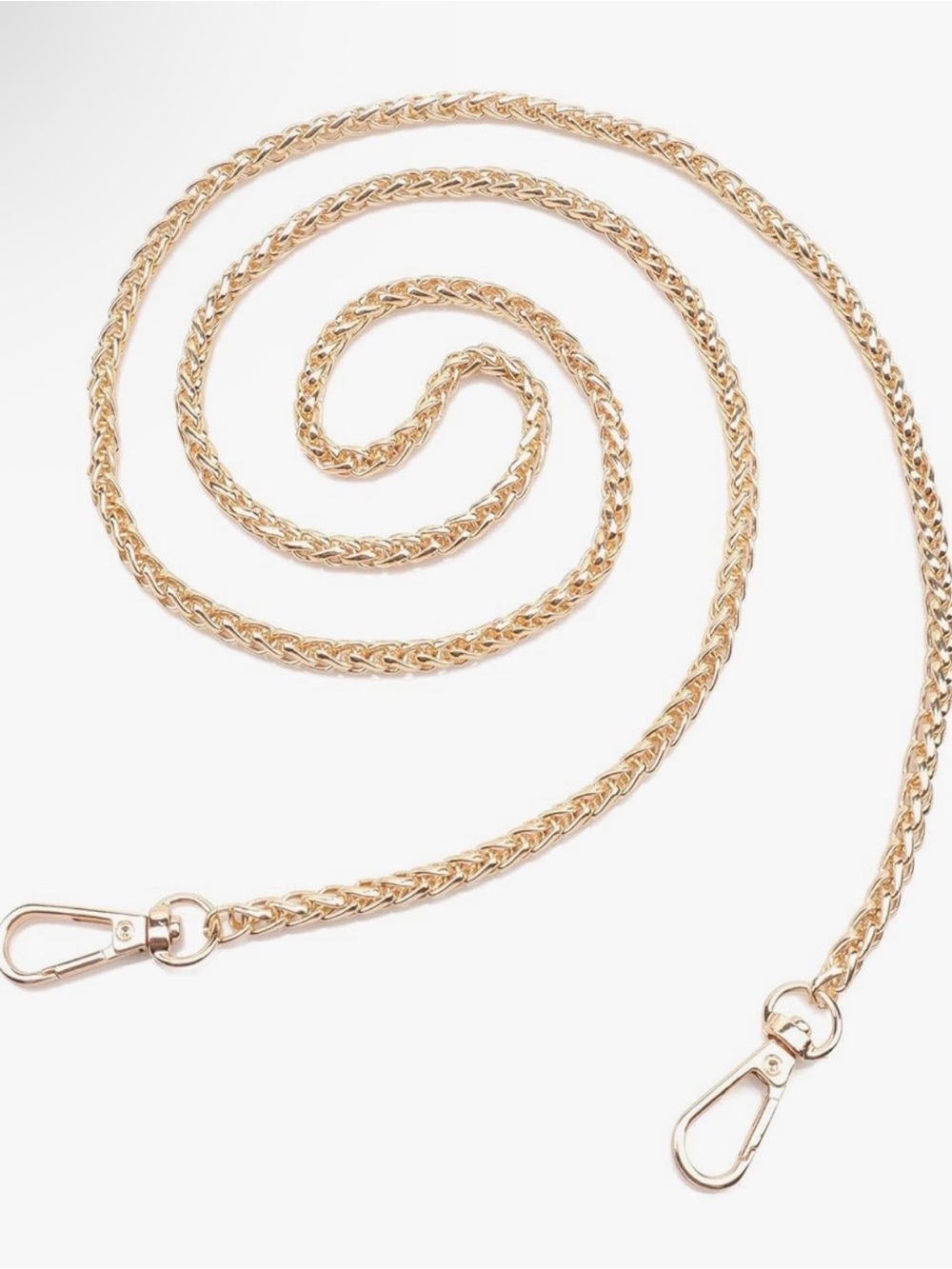 NWOT 47.2 Inch Metal Chain Strap Replacement Shoulder & Crossbody Bag Accessory